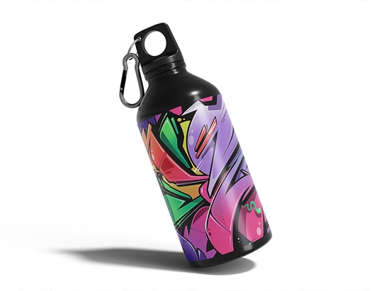 Large Twisted Sister Graffiti Water Bottle DIY Stickers