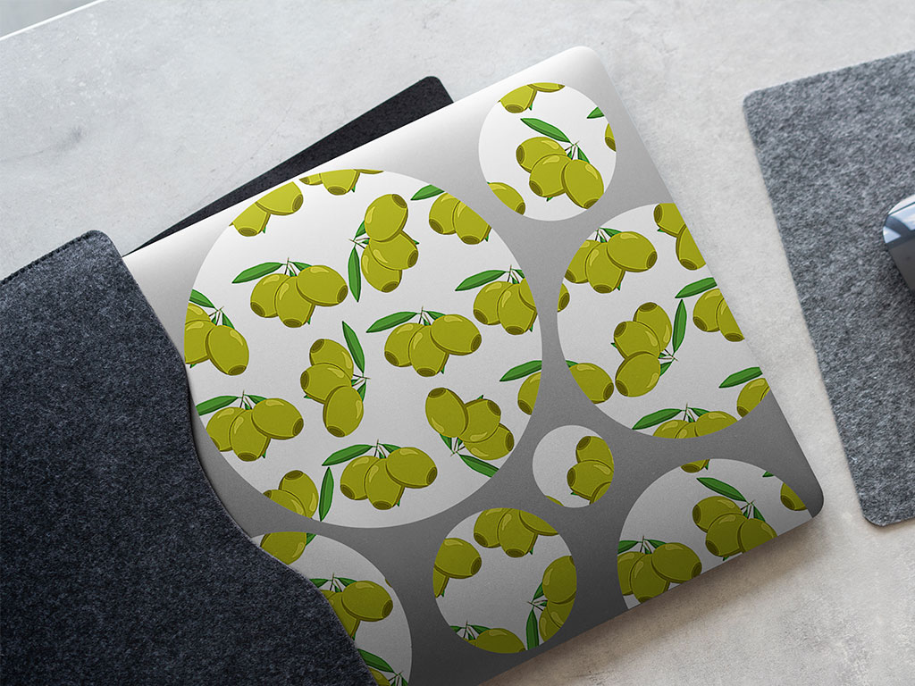 Green Olives Greco Roman DIY Laptop Stickers