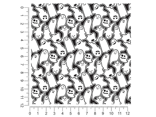 Grinning Ghouls Halloween 1ft x 1ft Craft Sheets