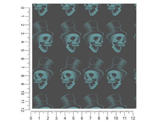 Dapper Dan Skull and Bones 1ft x 1ft Craft Sheets