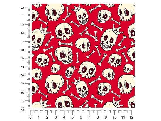 Expressive Ghouls Skull and Bones 1ft x 1ft Craft Sheets