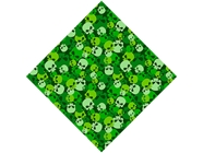 Green Calvaria Halloween Vinyl Wrap Pattern