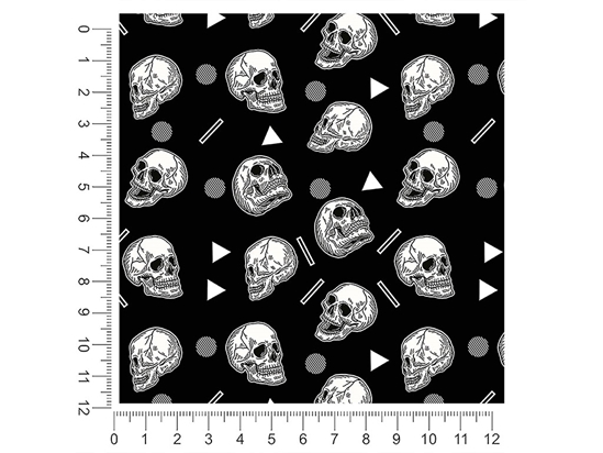 Look Around Skull and Bones 1ft x 1ft Craft Sheets