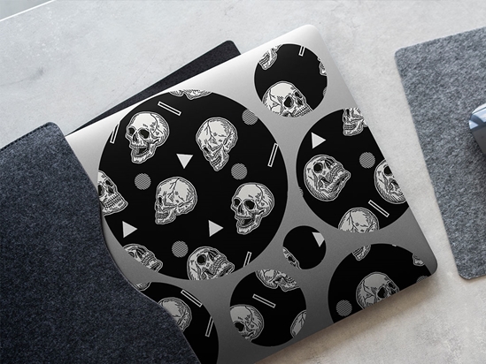 Look Around Skull and Bones DIY Laptop Stickers