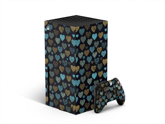 Stitched Together Heart XBOX DIY Decal