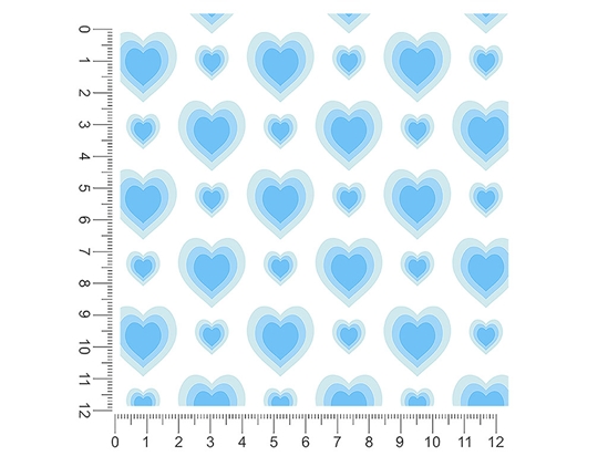 Three Sizes Heart 1ft x 1ft Craft Sheets