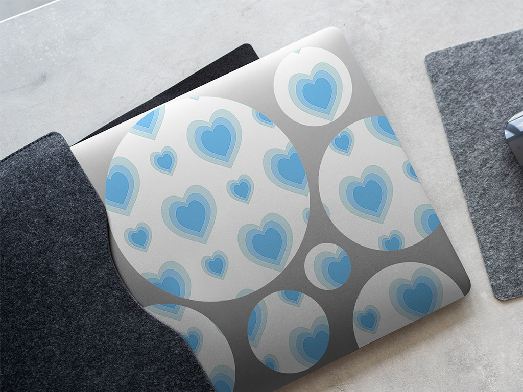 Three Sizes Heart DIY Laptop Stickers