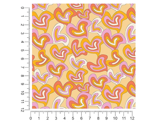 Groovy Baby Heart 1ft x 1ft Craft Sheets