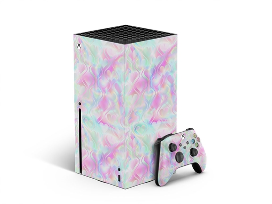 Psychedelic Waves Heart XBOX DIY Decal