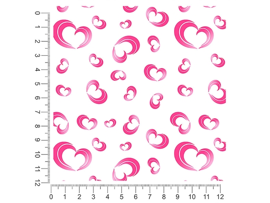 Breezy Romance Heart 1ft x 1ft Craft Sheets