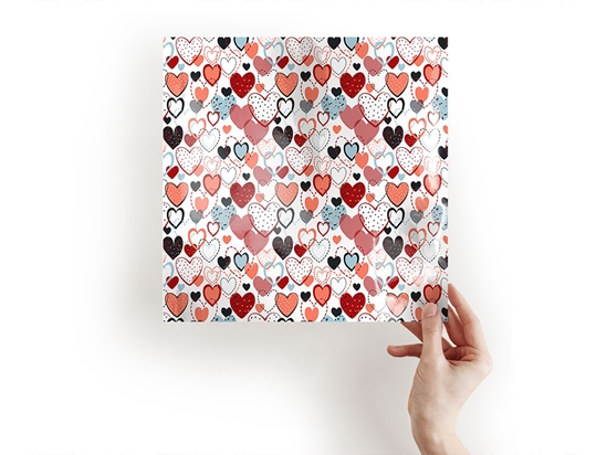 Overwhelming Love Heart Craft Sheets