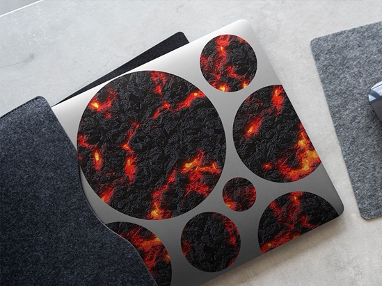 Converging Tectonic Lava DIY Laptop Stickers