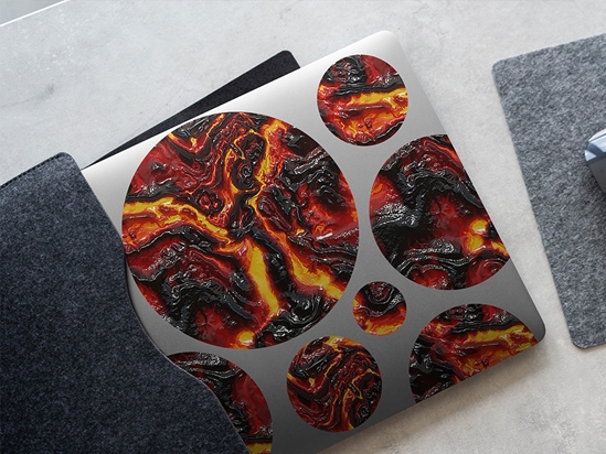 Earthen Core Lava DIY Laptop Stickers