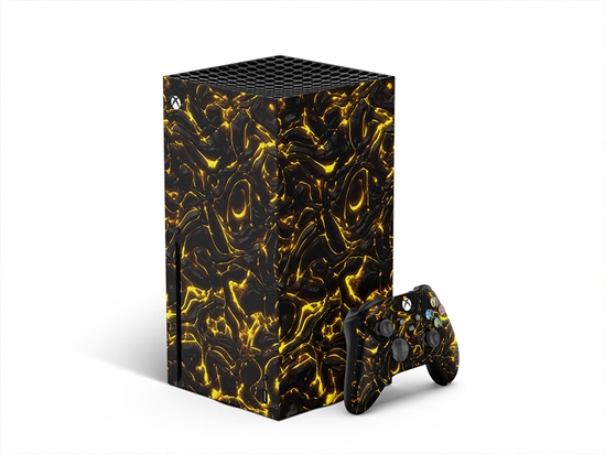 Fiery Discharge Lava XBOX DIY Decal