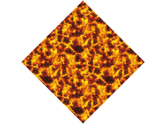 Fiery Dungeon Lava Vinyl Wrap Pattern