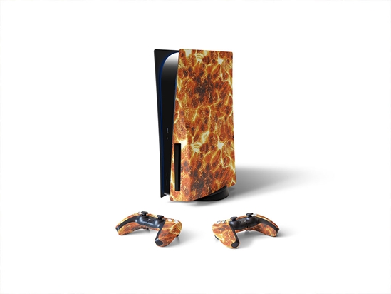 Fire Fountain Lava Sony PS5 DIY Skin