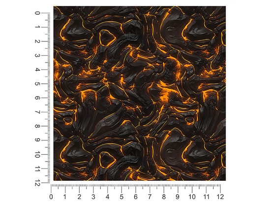 Molten Scarlet Lava 1ft x 1ft Craft Sheets