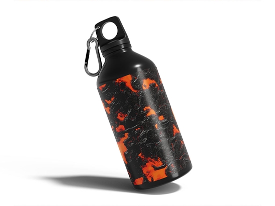 Mount Etna Lava Water Bottle DIY Stickers
