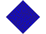 Blue Leopard Vinyl Wrap Pattern