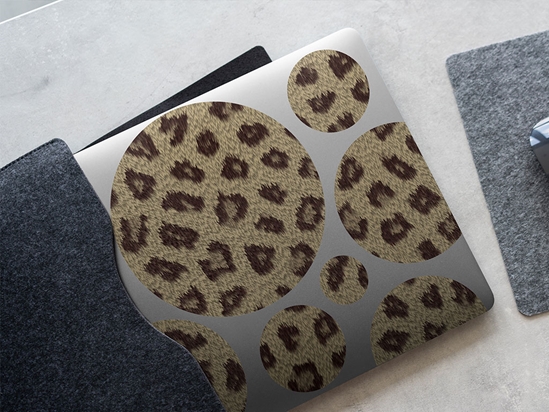 Cyber ManyaraLeopard Animal Print DIY Laptop Stickers
