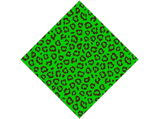 Green Leopard Vinyl Wrap Pattern