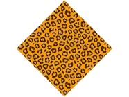 Orange Leopard Vinyl Wrap Pattern