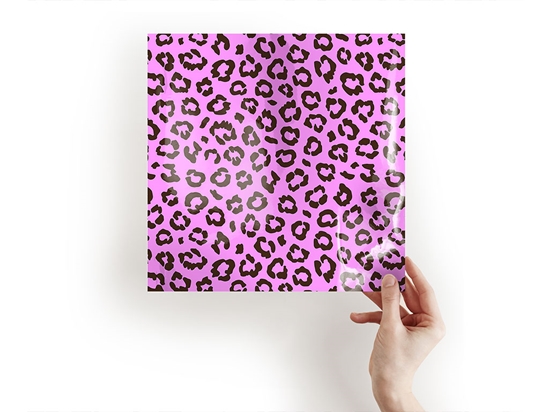 Pink Leopard Animal Print Craft Sheets