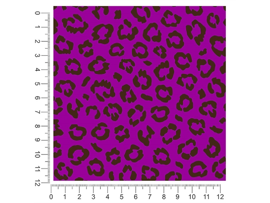 Purple Leopard Animal Print 1ft x 1ft Craft Sheets
