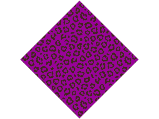 Purple Leopard Vinyl Wrap Pattern