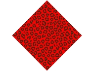 Red Leopard Vinyl Wrap Pattern