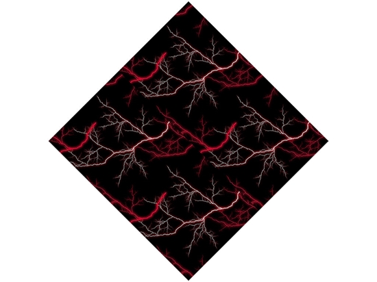 Red Lightning Vinyl Wrap Pattern