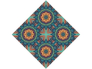 Autumnal Ferns Mandala Vinyl Wrap Pattern