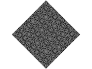 Black Polygons Mandala Vinyl Wrap Pattern