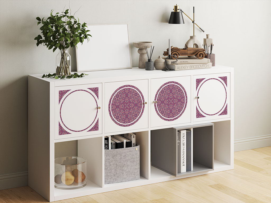 Blushing Rose Mandala DIY Furniture Stickers