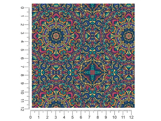 Byzantine Kaleidoscope Mandala 1ft x 1ft Craft Sheets