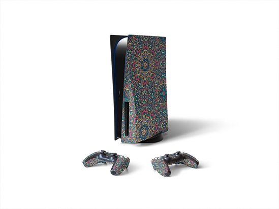 Byzantine Kaleidoscope Mandala Sony PS5 DIY Skin