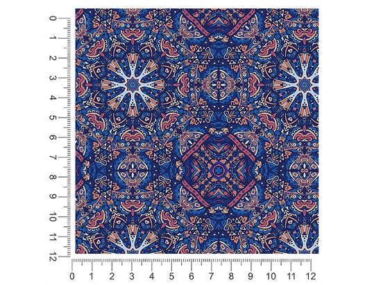Darkened Snowflake Mandala 1ft x 1ft Craft Sheets