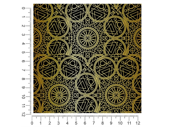Gold Alchemy Mandala 1ft x 1ft Craft Sheets
