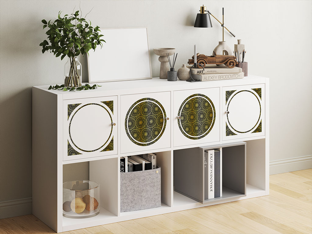 Gold Venn Mandala DIY Furniture Stickers