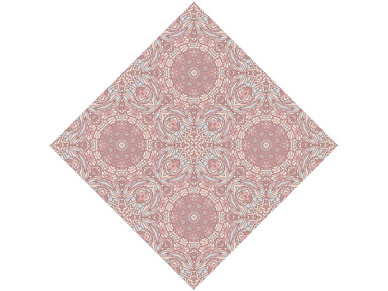 Pale Roses Mandala Vinyl Wrap Pattern