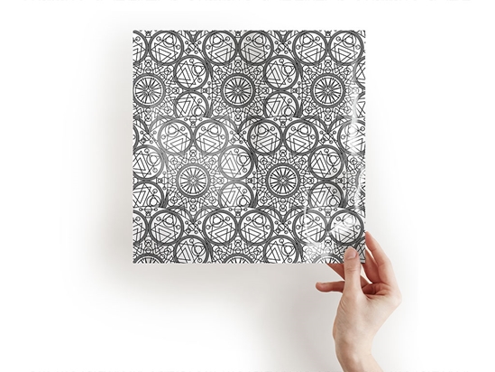 White Alchemy Mandala Craft Sheets