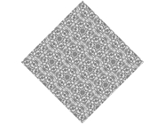White Polygons Mandala Vinyl Wrap Pattern