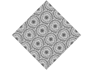White Venn Mandala Vinyl Wrap Pattern