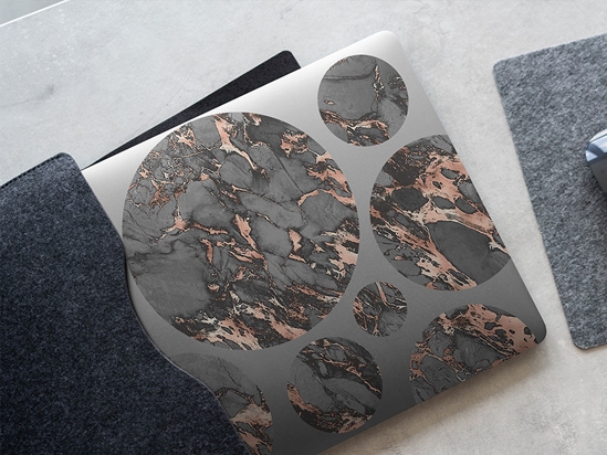Fior Di Bosco Gray Marble Stone DIY Laptop Stickers