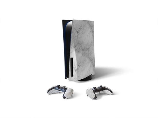 Macael White Marble Marble Stone Sony PS5 DIY Skin