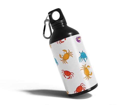 Rainbow Crayfish Salt Water Water Bottle DIY Stickers