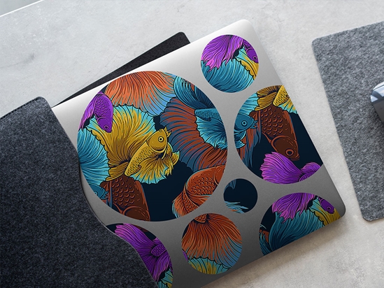 Alpha Betta Fish Salt Water DIY Laptop Stickers