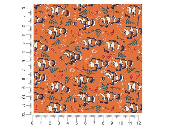 Confused Clownfish Salt Water 1ft x 1ft Craft Sheets