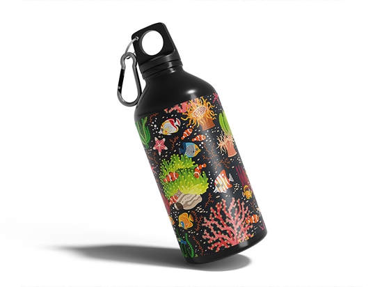 Reef Life Salt Water Water Bottle DIY Stickers