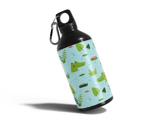Swamp Life Fresh Water Water Bottle DIY Stickers
